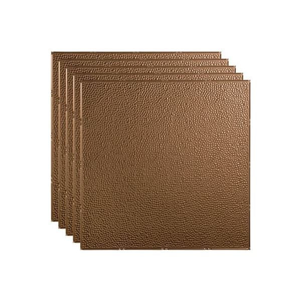 Acoustic Ceiling Products Fasade Border Fill - 23-3/4" x 23-3/4" PVC Lay In Tile in Argent Bronze - PL5928 - main
